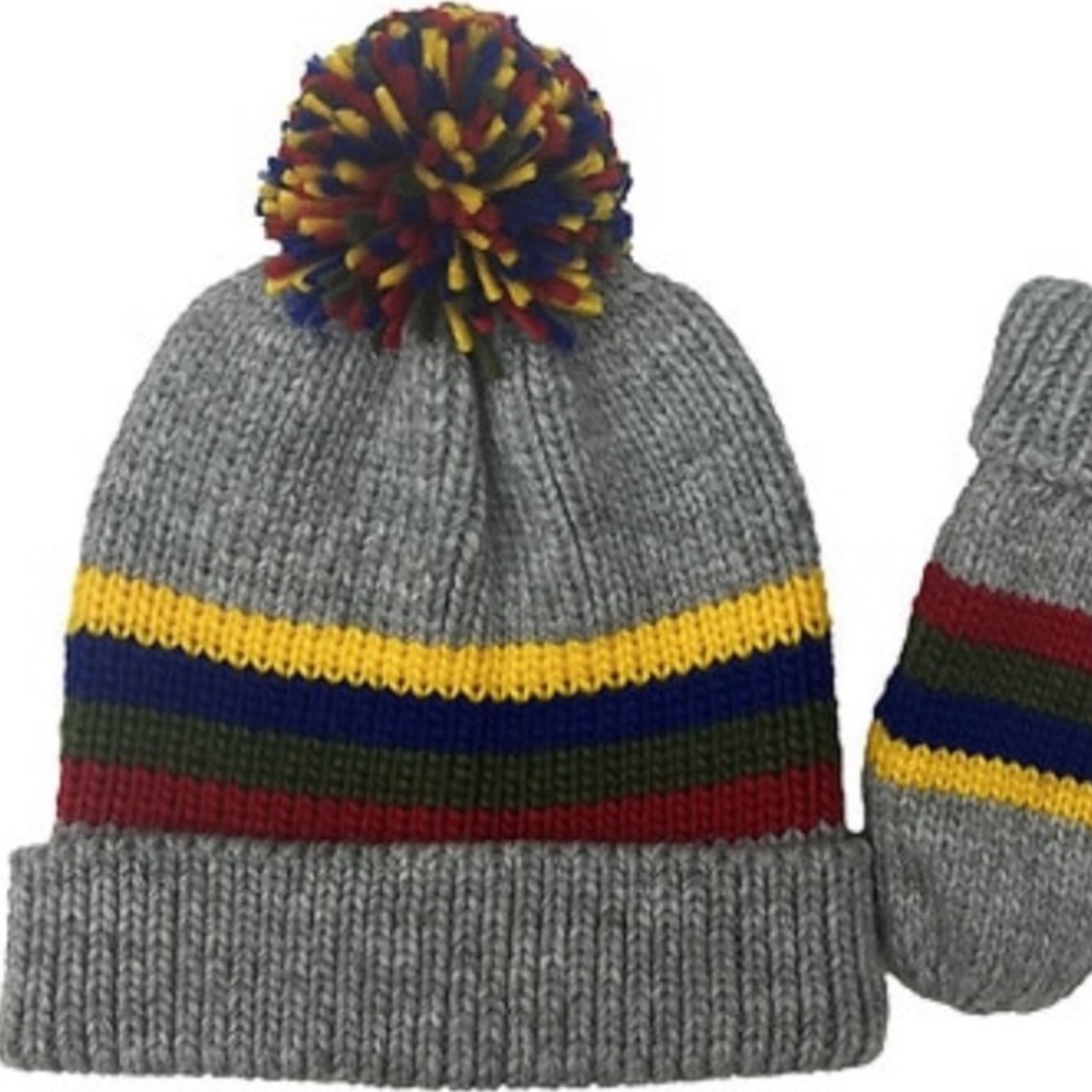 Boys & Girls Knitted Pompom Hat